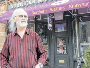  ?? SALTWIRE NETWORK FILE PHOTO ?? Bill Watters co-owns Northern Watters Knitwear and Tartan Shop with his wife Wanda. —