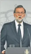  ?? AFP ?? MANIOBRAS. Tras reprimir, Rajoy sube su apuesta.