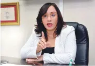  ??  ?? Beneficios. Nathali María, directora del Conape, agradeció la iniciativa de la Defensora del Pueblo sobre los envejecien­tes.