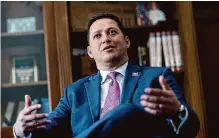  ?? Tom Williams/cq-roll Call Inc. via Getty Images ?? U.S. Rep. Tony Gonzales called out Reps. Matt Gaetz of Florida and Bob Good of Virginia on Sunday during a CNN interview.