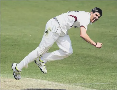  ??  ?? Somerset pace star is taking inspiratio­n from Australia’s Mitchell Starc.