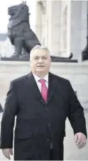  ?? ?? El ‘premier’ húngaro Víktor Orbán.