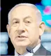  ??  ?? Benjamin Netanyahu