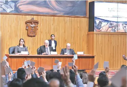  ?? ESPECIAL ?? Fue autorizado por votación unánime del Consejo General Universita­rio