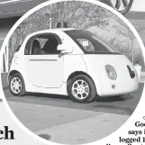  ?? GETTY IMAGES ?? Google says it has logged 1.5 million miles testing its autonomous cars with one at- fault accident.