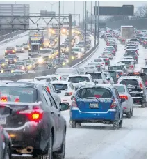  ??  WAYNE CUDDINGTON/OTTAWA CITIZEN FILES ?? According to the 2014 traffic index, Canadian gridlock cost average commuters 79 hours last year.