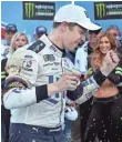  ?? MICHAEL SHROYER, USA TODAY SPORTS ?? Brad Keselowski is the Monster Energy NASCAR Cup Series’ first double ’17 winner.