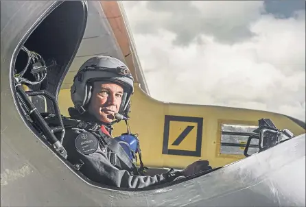  ??  ?? Bertrand Piccard at the controls of Solar Impulse. Now he is developing plans to make the world a better place