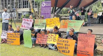  ?? Picture: SUPPLIED ?? Please come and join us and hundreds of women’s rights defenders and activists at the National Gymnasium in Suva, use the platform to call for the recognitio­n of unpaid care work and contributi­ons by women to our homes and communitie­s.