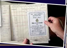  ??  ?? Fascinatin­g mementos of Philip’s life are also revealed, including his office (right) and flight logs from his early days as a pilot (below). After taking lessons in 1952, the Duke logged 5,986 flying hours before giving up his licence in 1997