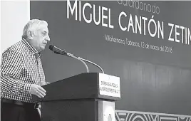  ??  ?? • El Mandatario estatal señaló la importante labor de la Iniciativa Privada para la entidad.