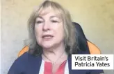  ??  ?? Visit Britain’s Patricia Yates