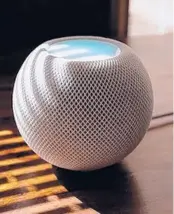  ?? HANDOUT/CNET ?? Apple HomePod Mini is a very compact Wi-Fi speaker and plays bigger than you’d expect for its small size.