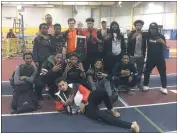  ??  ?? PHOTO COURTESY OF TWITTER: @TRACK_WESTLAKE Westlake claimed the Class 2A East Region boys indoor track and field championsh­ips on Monday evening at the Prince George’s Sports & Learning Complex in Landover. The Wolverines scored 121.50 points, 65...