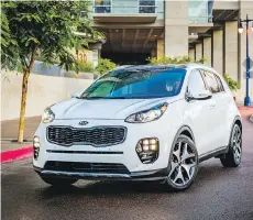  ??  ?? The 2017 Kia Sportage