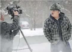  ?? JEFF MCINTOSH / THE CANADIAN PRESS ?? Brandon Blackmore leaves court in Cranbrook, B.C., Friday after he was found guilty of taking a 13-year-old girl into the United States for a sexual purpose in 2004.