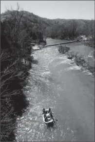  ?? Arkansas Democrat-gazette/william MOORE ?? Rafting on the Buffalo National River, as seen in this March photo, is one of the joys the park’s superinten­dent wants to extend to minority-group members who tend not to visit national parks as much as whites.