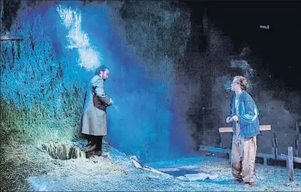  ?? DAVID RUANO ?? Pol López y Oriol Pla en una escena de La calavera de Connemara