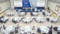  ??  ?? “wedrone- Opportunit­ies and Challenges” at the German University of Technology in Oman (Gutech) on Wednesday.