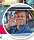  ??  ?? Brad pictured on set during filming of Quentin Tarantino’s Once Upon A Time In Hollywood in October.