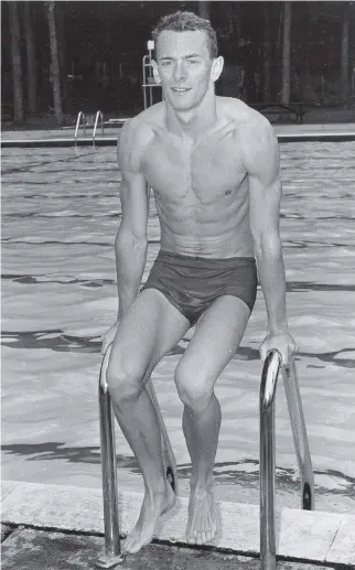  ?? ADRIAN LUNNY ?? An accomplish­ed swimmer, Richard Pound has been a force within the Olympic movement since the 1960 Rome Games, where he finished sixth in the men’s freestyle and fourth with the 4x100-metre relay team.