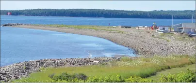  ?? JEREMY FRASER/CAPE BRETON POST ?? Indian Beach in North Sydney will be one of three Cape Breton beaches involved in the Nova Scotia Heritage and Marine Stewardshi­p project. The project, part of Canada’s 150 celebratio­n, aims to clean beach coastlines of marine debris as well as to...