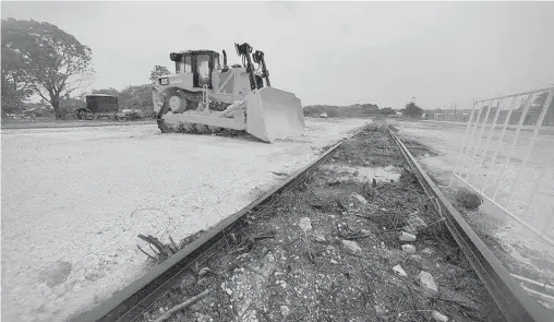  ?? /CORTESÍA @TRENMAYAMX ?? Las obras del Tren Maya concluirán en 2023, según el Gobierno Federal