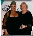 ?? ?? NICOLE Costantin from Explora presents the Cruise Champion award to Robyn Sinfield from Home Travel Company.