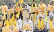  ?? HT FILE ?? Disruption­s from the TDP over the issue of special status for bifurcated Andhra Pradesh, took a heavy toll on the functionin­g of the House during the last Budget session.