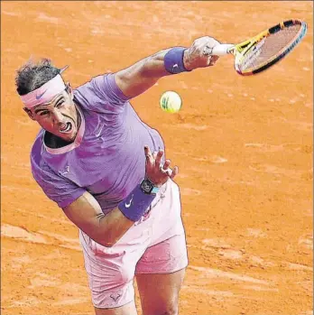  ?? FOTO: GETTY ?? Rafa Nadal, por 16ª vez consecutiv­a en cuartos del torneo.
Logró la clasificac­ión en menos de una hora