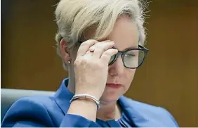  ?? NINE ?? AUSTRAC chief executive Nicole Rose has apologised for a massive error in claims billions of dollars were transferre­d from the Vatican to Australia.