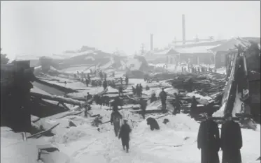  ?? THE CANADIAN PRESS ?? The Halifax ship explosion levelled much of the city 100 years ago on Dec. 6, 1917.