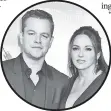  ??  ?? Matt Damon and wife Luciana Barroso were wowed by how easily Simpson got their baby to sleep.