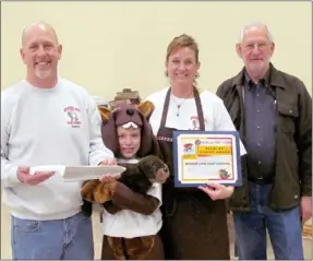  ?? Photograph submitted ?? Chef Missy Seamster, cooking for Beaver Lake Pest Control, won the People’s Choice award at the ninth annual NEBCO Chili Cook-off.