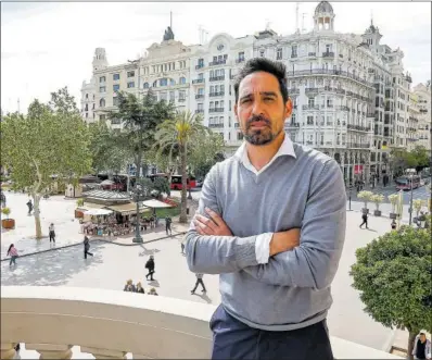  ?? ?? Vicente posa para AS en Valencia.