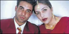 ?? HT ?? Jaswinder Sidhu ‘Jassi’ (right), a Canadian citizen, had eloped with Sukhwinder Singh ‘Mithu’ and was killed in 2000 in Phagwara.