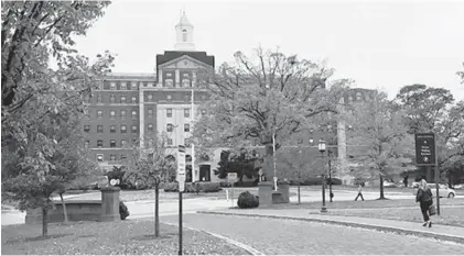  ?? JERRY JACKSON / BALTIMORE SUN ?? The former Baltimore Marine Hospital on Wyman Park Drive will be renovated for academic use by Johns Hopkins University.