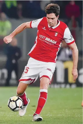  ??  ?? Vukcevic tem mercado e pode deixar o Braga