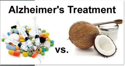  ??  ?? FAR-FETCHED:Social media campaigns claiming cocunut oil is better then drugs for treating Alzheimer’s and, left, that carrot juice can cure cancer