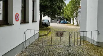  ?? Foto: Fridtjof Atterdal ?? Auf dem Gelände der Kolping‰Stiftung ist ein bei Nachbarn beliebter Durchgang gesperrt worden.