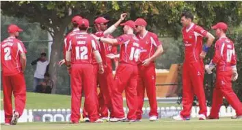  ?? Courtesy: Lancashire twitter ?? England pacer James Anderson, who is on a comeback trail after recovering from a shoulder injury, gave Lancashire the breakthrou­gh against Birmingham Bears at ICC Academy yesterday.