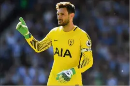  ??  ?? Auteur d’une grande performanc­e mercredi contre Newcastle, Hugo Lloris peut terminer sur le podium de Premier League en cas de victoire contre le Leicester de Claude Puel, dimanche ( heures). (Photo AFP)