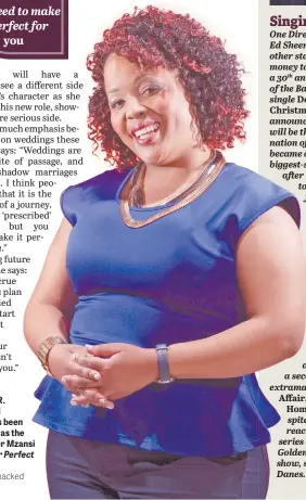  ?? Pictures: Whacked Comedy ?? PRESENTER. Comic Tumi Morake has been announced as the new host for Mzansi Magic’s Our Perfect Wedding.