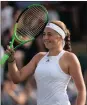  ??  ?? JELENA OSTAPENKO: ‘She knows how to win’ Martyn Herman