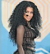  ?? THEO WARGO/GETTY ?? Nicki Minaj will kick off the Video Music Awards.