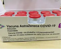  ?? CORTESÍA ?? Dosis de la vacuna desarrolla­da por Astrazenec­a.