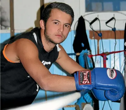  ??  ?? Zep Clarke-Lynn from Walton Boxing Club recently won the Central North Island novice welter weight championsh­ip.