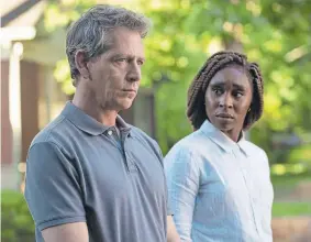  ?? Bob Mahoney, HBO ?? Ben Mendelsohn and Cynthia Erivo in HBO’s adaptation of the 2018 Stephen King novel “The Outsider.”