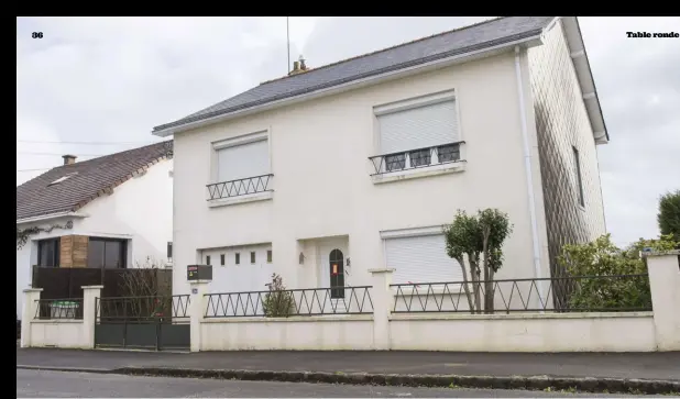  ??  ?? La maison des Troadec, à Orvault. C’est la découverte de sang en abondance dans la maison qui a déclenché l’enquête.