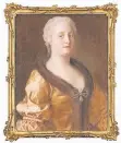  ?? FOTO: DPA ?? Das Gemälde von Jean-Etienne-Liotard zeigt Maria Theresia im pelzverbrä­mten Kleid (1743).